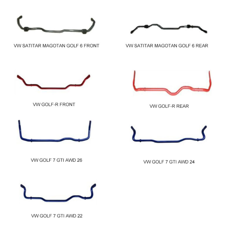 ALL VW GOLF SWAY BAR