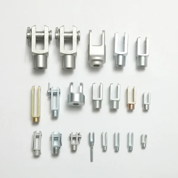 Multiple types of clevis rod ends in different sizes and finishes