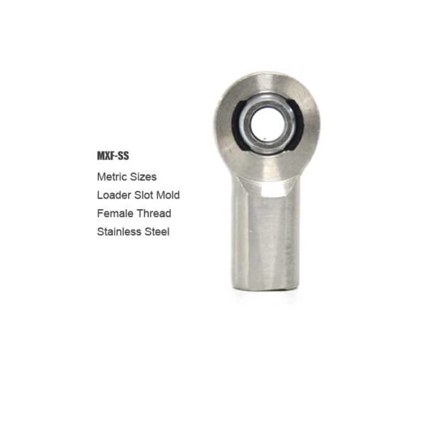 Metric Size MXF-SS Stainless Steel Female Rod End