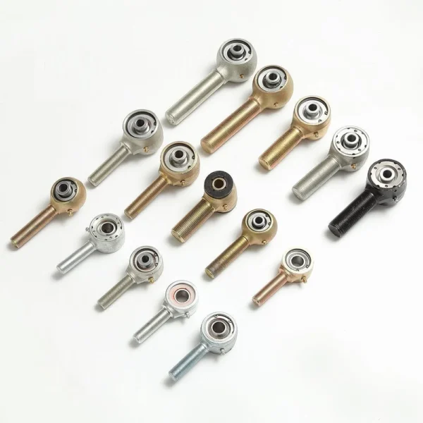 Various johnny joints arranged in three aligned rows