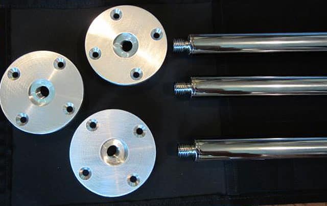 custom cnc machined steel guitar socket and legs SYZ Rod Ends custom cnc machined steel guitar socket and legs