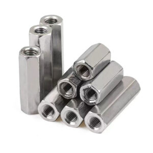 Stainless Steel Threaded Rod Bar Stud Hexagon Connector Long Nut A4 Marine Grade