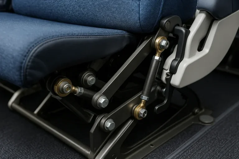 aerospace cabin seat panel adjustments SYZ Rod Ends Adjustable seating and panel interface in aircraft cabin