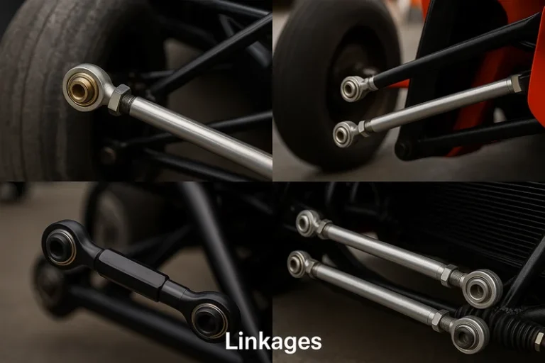 racing linkages SYZ Rod Ends Adjustable racing linkages featuring racing rod ends for flexibility