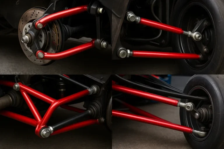racing suspension arms SYZ Rod Ends Racing suspension arms reinforced for extreme track conditions