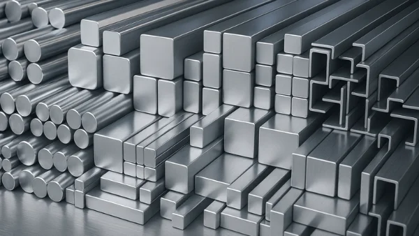 various of metal raw materials SYZ Rod Ends Stacked metal bars for rod end and joint machining