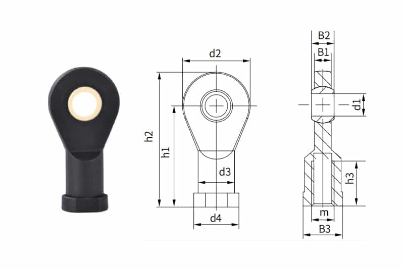 EIRM EILM-plastic rod end