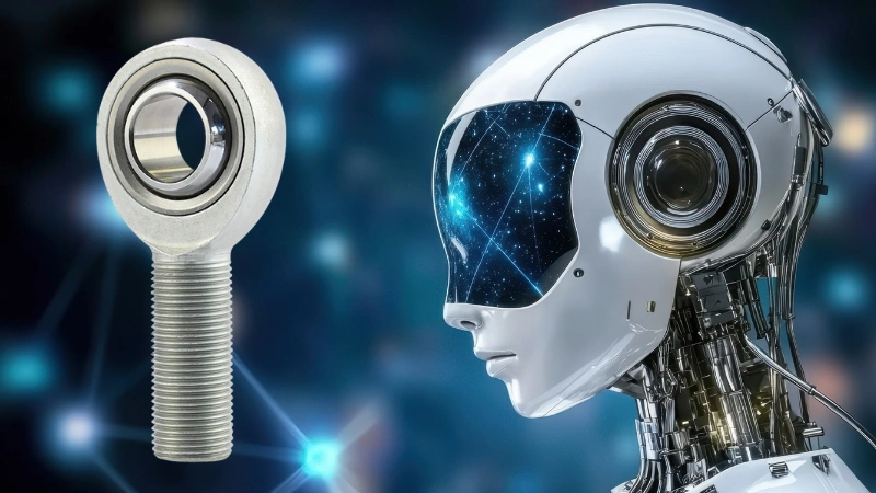 A PTFE lined self-lubricating rod end for humanoid robot joint