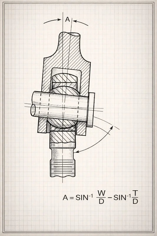 rod ends high misalignment demostration SYZ Rod Ends