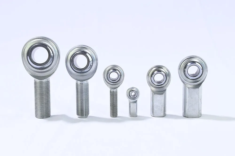 Zinc-plated carbon steel rod ends and heim joints group shot