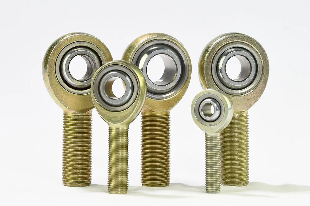 4130 chromoly rod ends and heim joints group shot