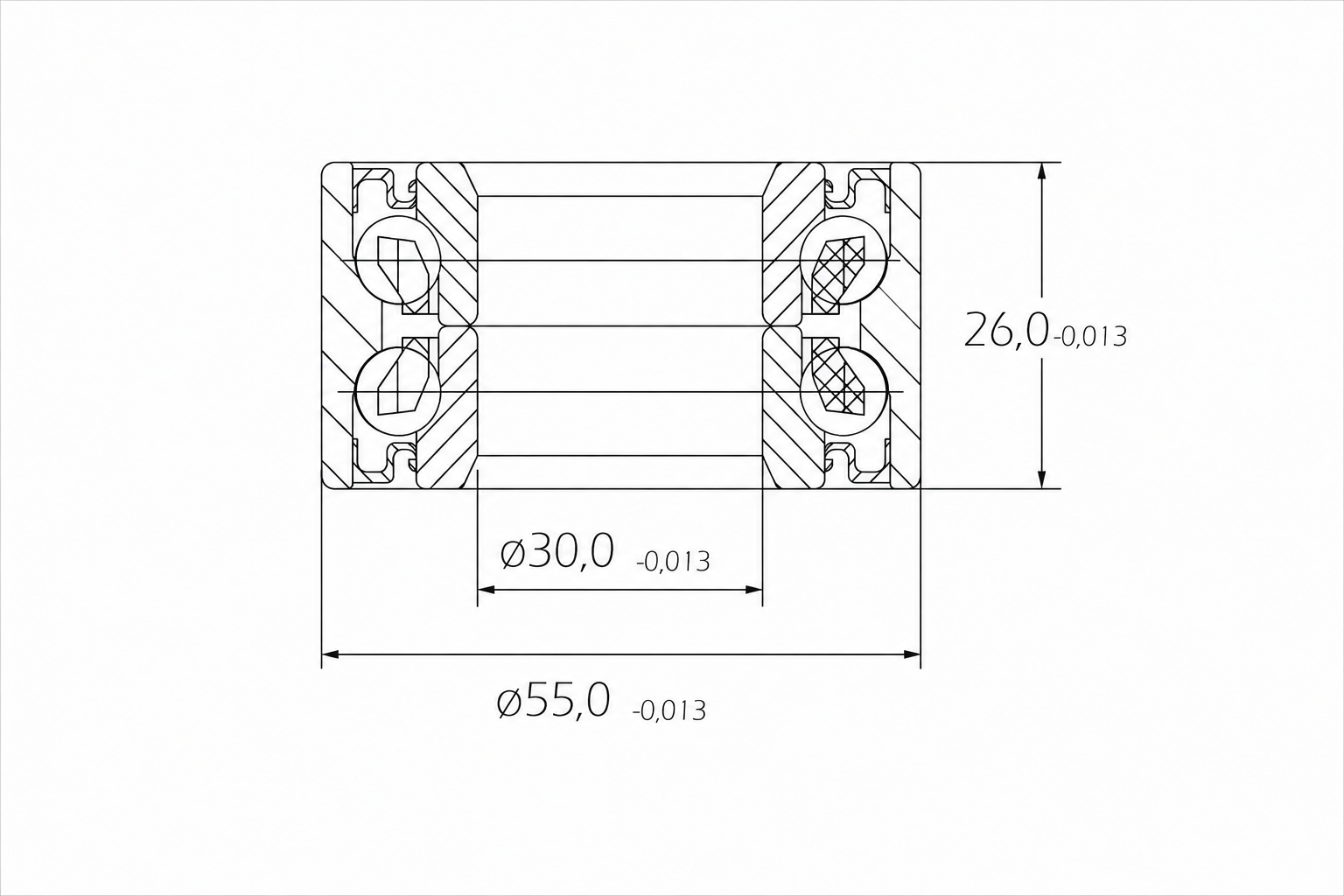 Wheel Bearing and Seal Kits technical drawing