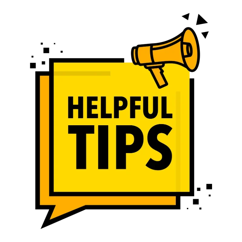 helpful tips